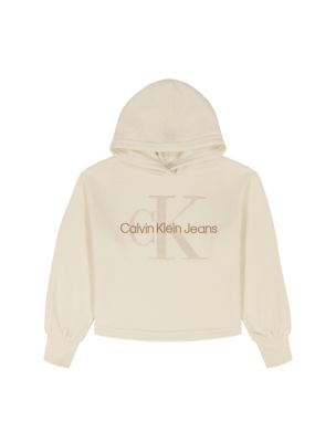 Girls Monologo Fleece Hoodie, Mica