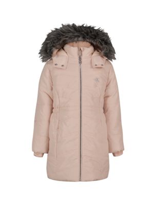 Girls Hooded Puffer Jacket, Azores