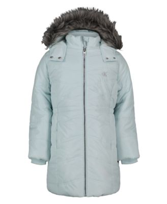 Girls Hooded Puffer Jacket, Twilight