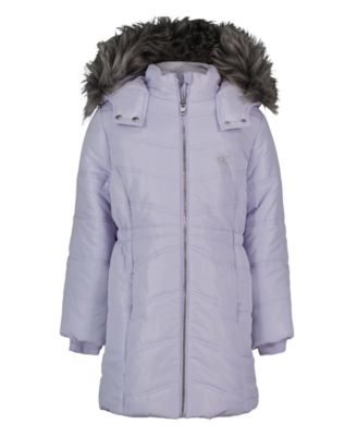 Girls Hooded Puffer Jacket, Dario