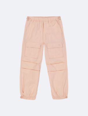 Girls Tech Cargo Pants, Chintz Rose