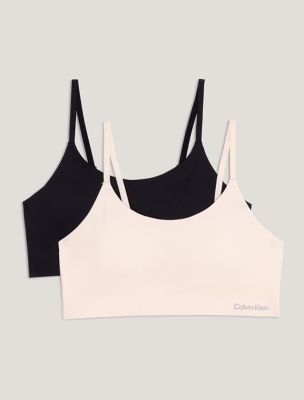 Girls 2-Pack Bralette, Sand / Black
