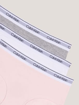 Calvin Klein Girls Cotton Stretch 3-Pack Hipster — фото 2