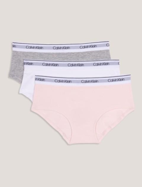 Calvin Klein Girls Cotton Stretch 3-Pack Hipster