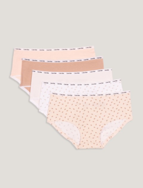 Бельё Calvin Klein Girls Picot Trim 6-Pack Hipster