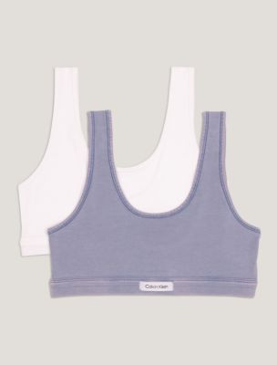 Girls Faded 2-Pack Bralette, Purple Multi