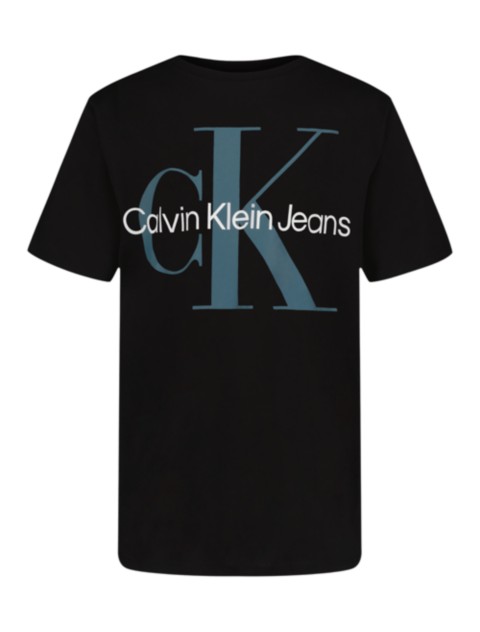 Детские футболки Calvin Klein Boys Oversized Monogram Crewneck Tee
