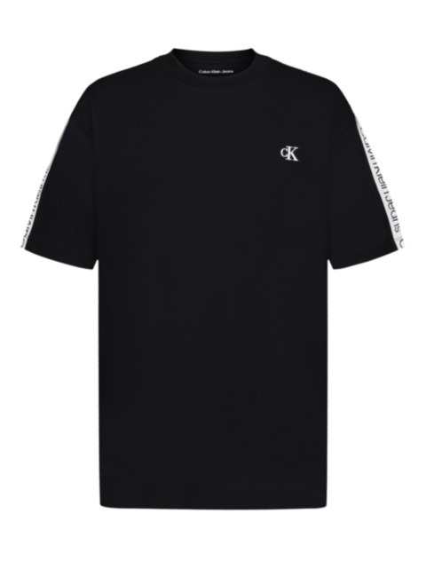 Детские футболки Calvin Klein Boys Logo Tape Crewneck Tee