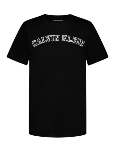 Детские футболки Calvin Klein Boys Stencil Logo Crewneck Tee