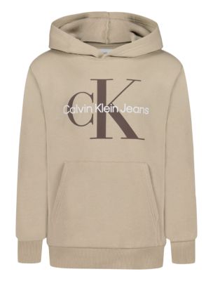 Boys Monologo Hoodie, Tan