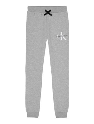 Boys Monologo Drawstring Sweatpants, Grey