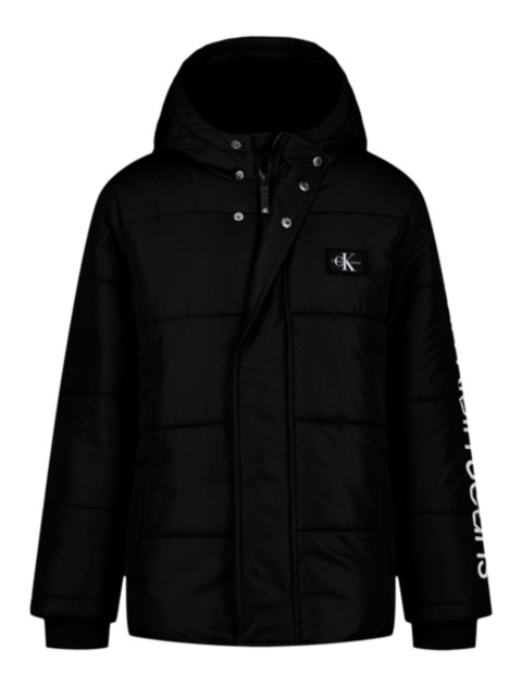 Детские куртки Calvin Klein Boys Monologo Patch Puffer Jacket
