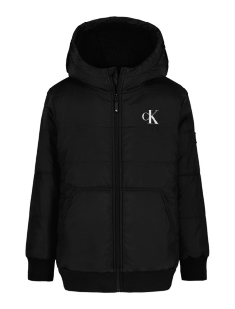 Детские куртки Calvin Klein Boys Sherpa Lined Bomber Jacket