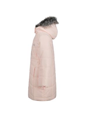 Куртка Calvin Klein Aerial Hooded Puffer для девочек, цвет: Mangano Calcite — фото 2
