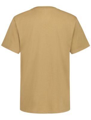 Футболка Calvin Klein Monologo Classic Crewneck T-Shirt для мальчиков, цвет: Starfish — фото 2