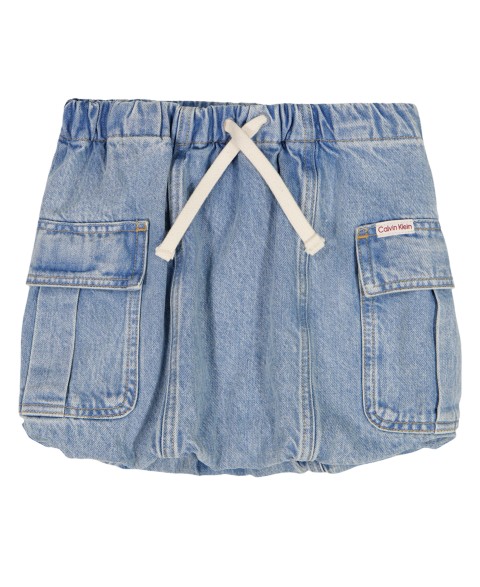 Детские юбки Calvin Klein Girls Denim Bubble Skirt
