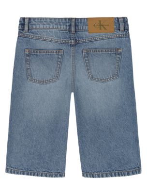 Детские шорты Calvin Klein Girls Denim Bermuda Shorts — фото 2