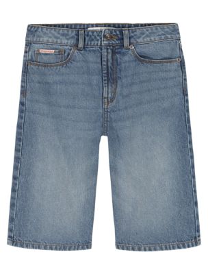 Girls Denim Bermuda Shorts, Andrew Wash
