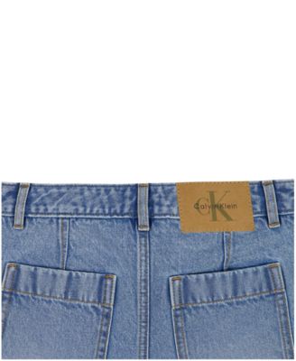 Детские шорты Calvin Klein Girls Cuffed Denim Shorts — фото 4