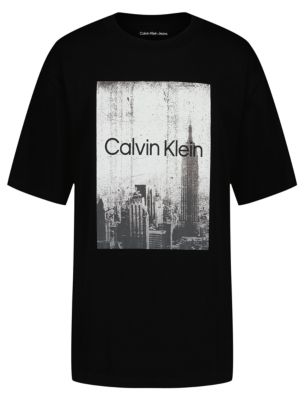 Boys City Logo Graphic Classic T-Shirt from Calvin Klein - $14.70