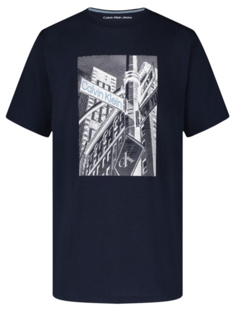 Детские футболки Calvin Klein Boys City Sign Graphic Tee