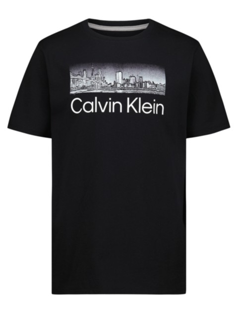 Детские футболки Calvin Klein Boys NYC Skyline Graphic Tee