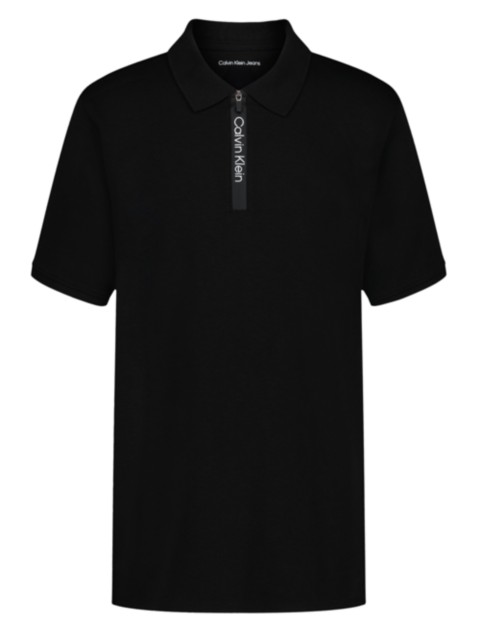 Детские рубашки Calvin Klein Boys Zip Polo Shirt
