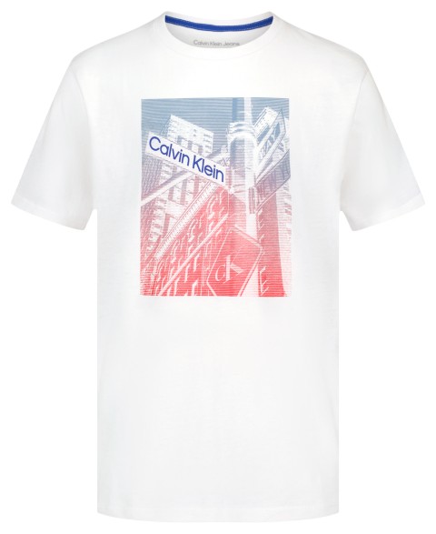 Детские футболки Calvin Klein Boys NYC Sign Tee
