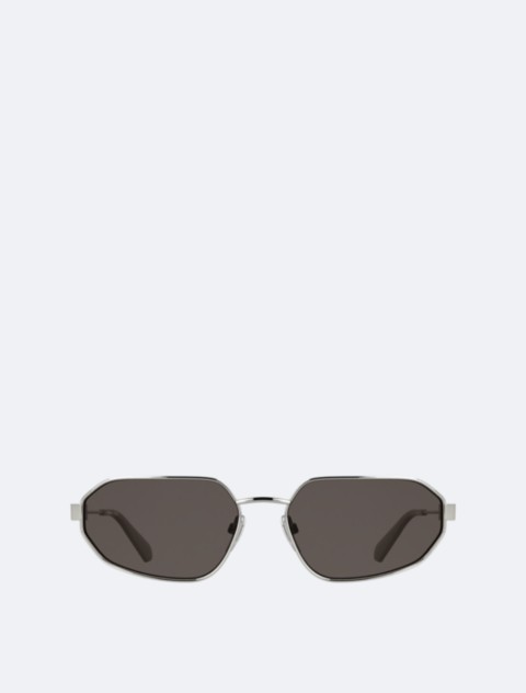 Мужские солнцезащитные очки Calvin Klein Metal Slim Modified Rectangle Sunglasses