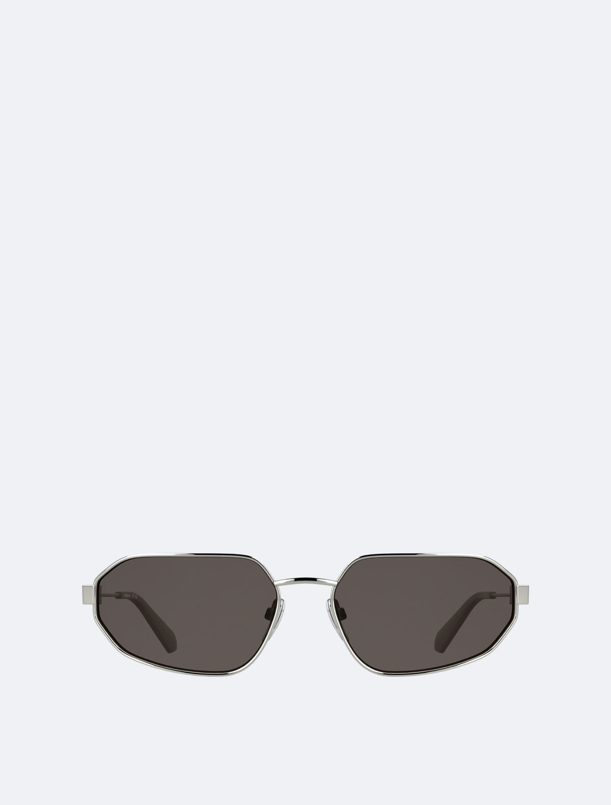Metal Slim Modified Rectangle Sunglasses