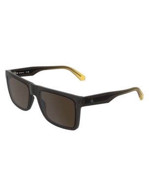 Мужские солнцезащитные очки Calvin Klein Iconic Monogram Modified Rectangle Sunglasses — фото 2