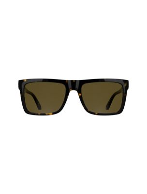 Iconic Monogram Modified Rectangle Sunglasses, Dark Havana