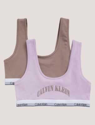 Arch Logo Graphic 2-Pack Bralette, Pastel Lilac / Dusted Fox