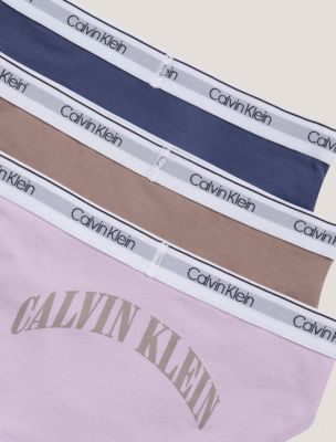 Бельё Calvin Klein Girls Arch Logo Graphic 3-Pack Hipster — фото 2