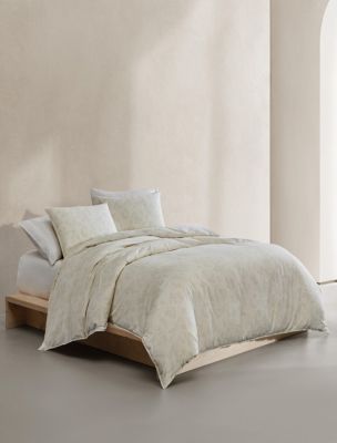 Branching Leaves Comforter Sham Set, Citron