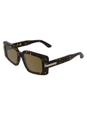 Солнцезащитные очки Calvin Klein Modified Rectangle Sunglasses, цвет: Коричневый — фото 2