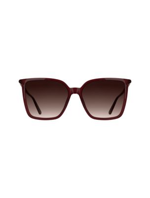Modern Butterfly Sunglasses, Red
