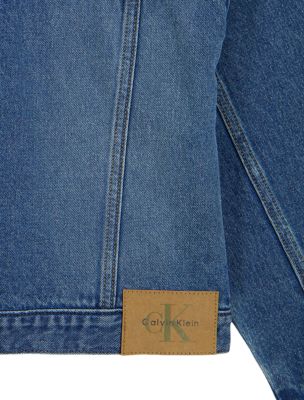 Куртка Calvin Klein Denim Trucker для девочек, цвет: Варёный — фото 3