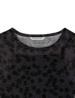Топ для девочек Calvin Klein из сетки Power Mesh, цвет: Чёрный — фото 2