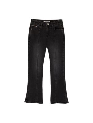 Girls Seamed Jeans, Black