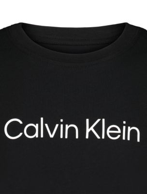 Футболка для мальчиков Calvin Klein с логотипом, цвет: Чёрный — фото 3