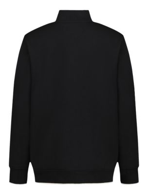Флисовый бомбер для мальчиков Calvin Klein с монограммой и логотипом, цвет: Чёрный — фото 3