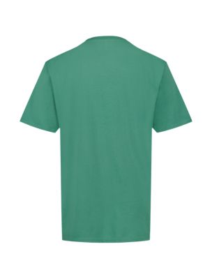 Футболка Calvin Klein Monologo T-Shirt для мальчиков, цвет: Зелёный — фото 3