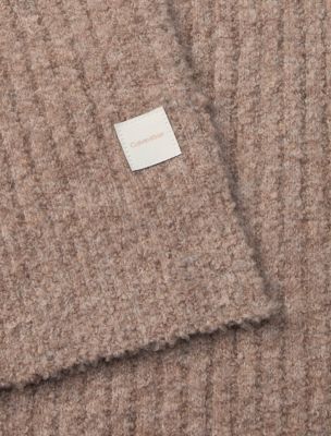 Женский шарф Calvin Klein Boucle, цвет: Affogato — фото 3