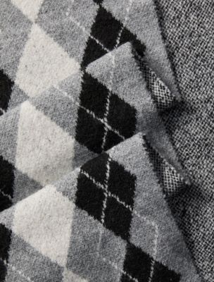 Женский шарф Calvin Klein Argyle, цвет: Меланжевый — фото 2