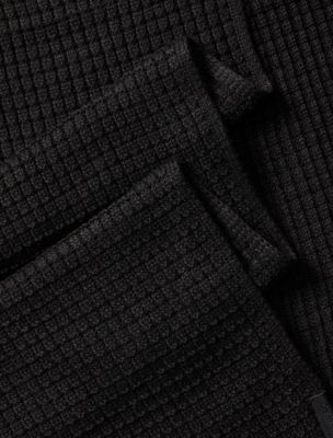 Мужской шарф Calvin Klein Grid Stitch, цвет: Чёрный — фото 2
