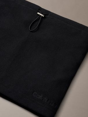 Мужские снуды Calvin Klein Fleece Drawcord Gaiter, цвет: Чёрный — фото 3