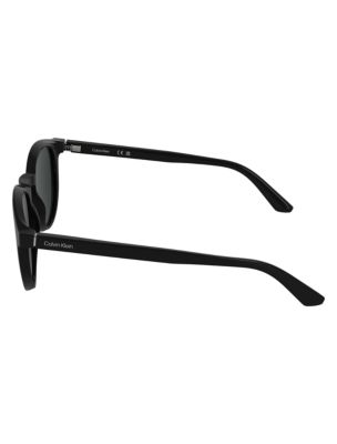 Мужские солнцезащитные очки Calvin Klein Round Sunglasses, цвет: Чёрный — фото 3