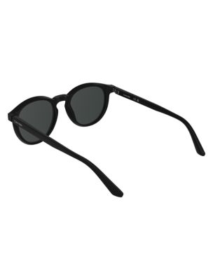 Мужские солнцезащитные очки Calvin Klein Round Sunglasses, цвет: Чёрный — фото 4