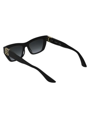 Женские солнцезащитные очки Calvin Klein Cat Eye Sunglasses, цвет: Чёрный — фото 4